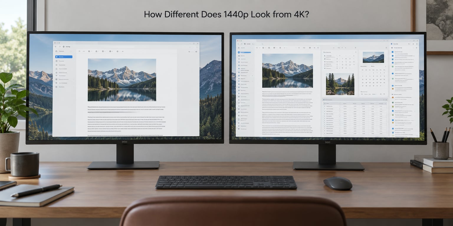 How Different Does 1440p Look from 4K?