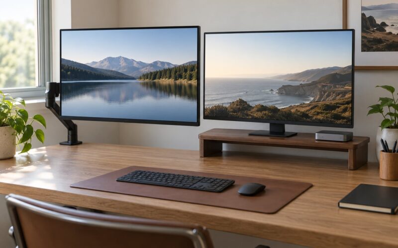 Monitor Arm vs Stand Which Is Better for Desk Space 2026
