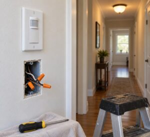 how to set up motion sensor lighting indoors
