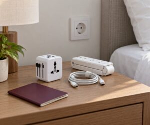how to safely use a travel adapter abroad