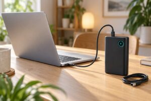 how to charge a laptop with a power bank