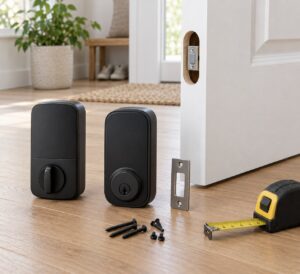 how to install a smart lock on an apartment door