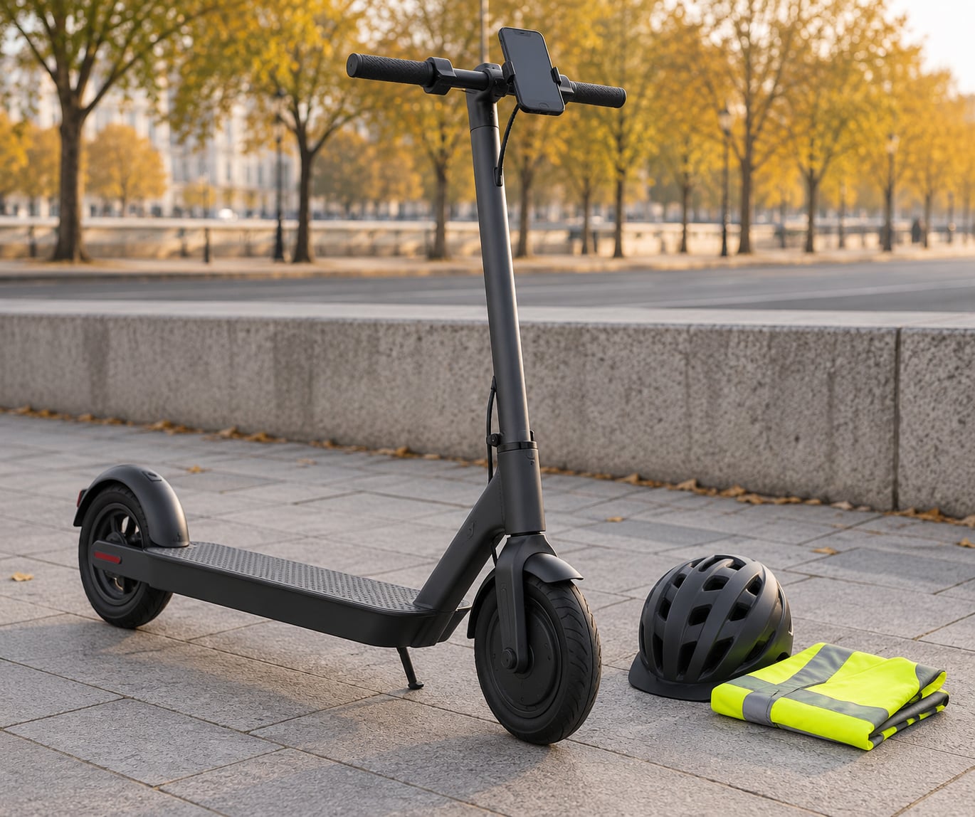 how to ride an electric scooter safely in traffic