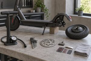 how to maintain an electric scooter tires and brakes