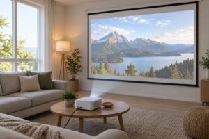 how to choose a projector for a bright living room