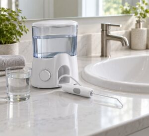 how to use a water flosser correctly