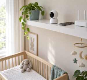 how to set up a baby monitor camera safely