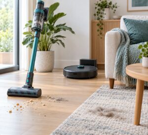 cordless stick vacuum vs robot vacuum