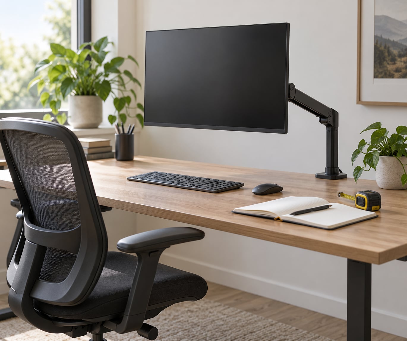 how to set monitor height and distance correctly