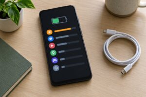 how to see which app is draining battery