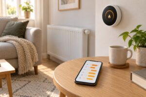 how to set up heating schedules in a smart home
