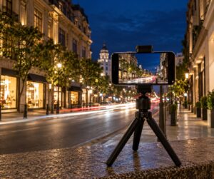 how to take night photos with a phone camera