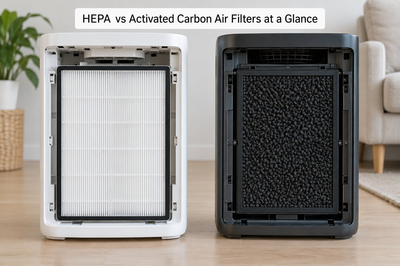 HEPA vs Activated Carbon Air Filters at a Glance