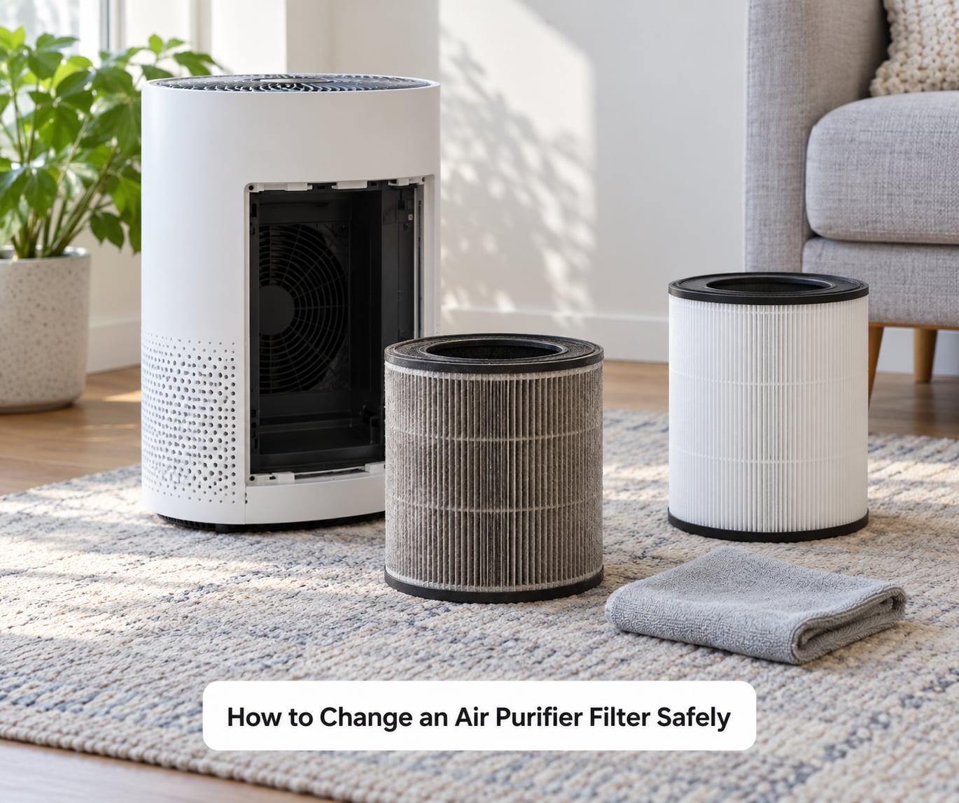 How to Change an Air Purifier Filter Safely