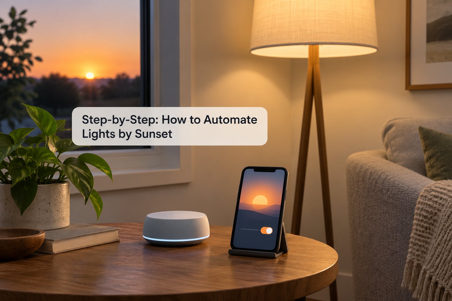 Step-by-Step: How to Automate Lights by Sunset