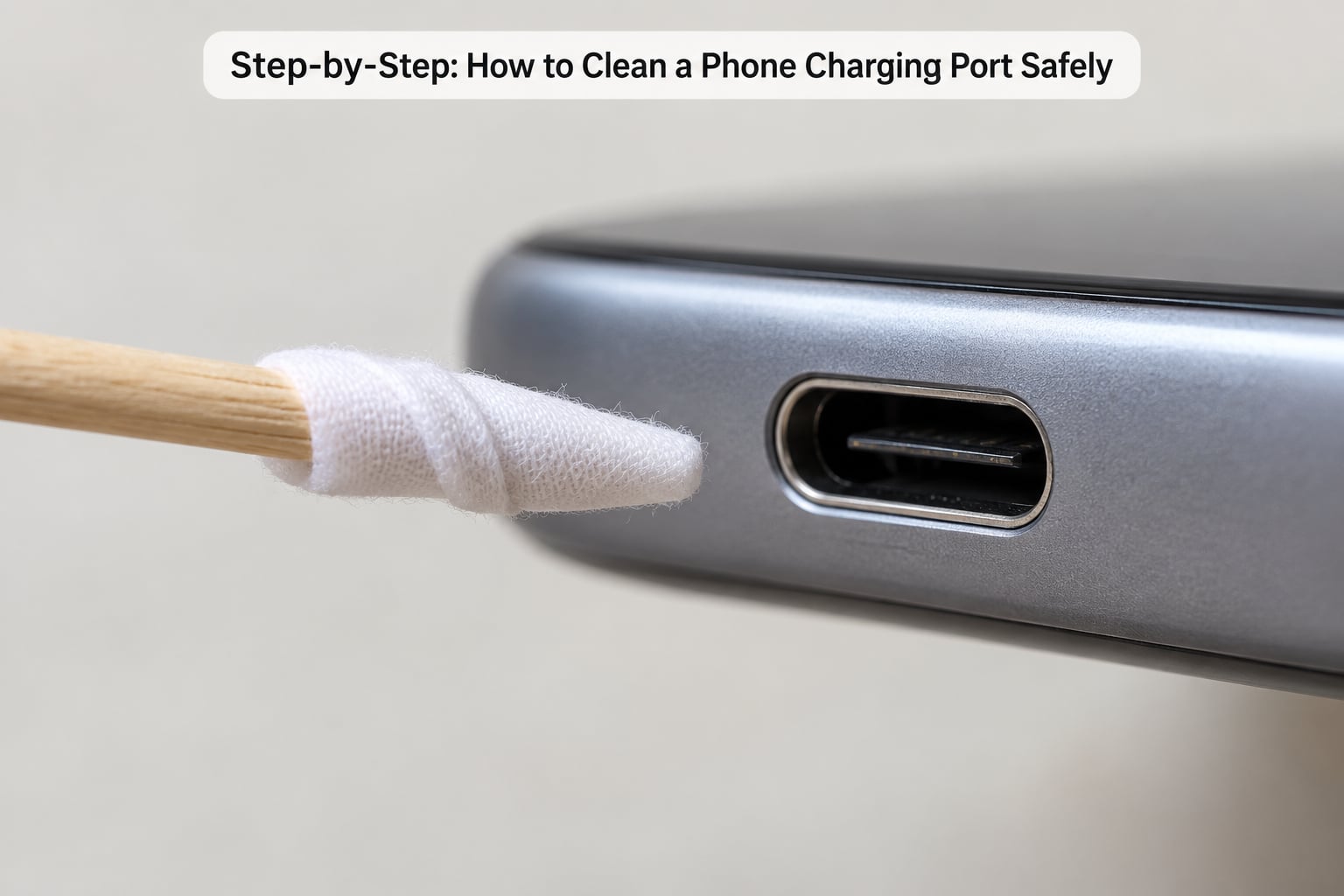 Step-by-Step: How to Clean a Phone Charging Port Safely