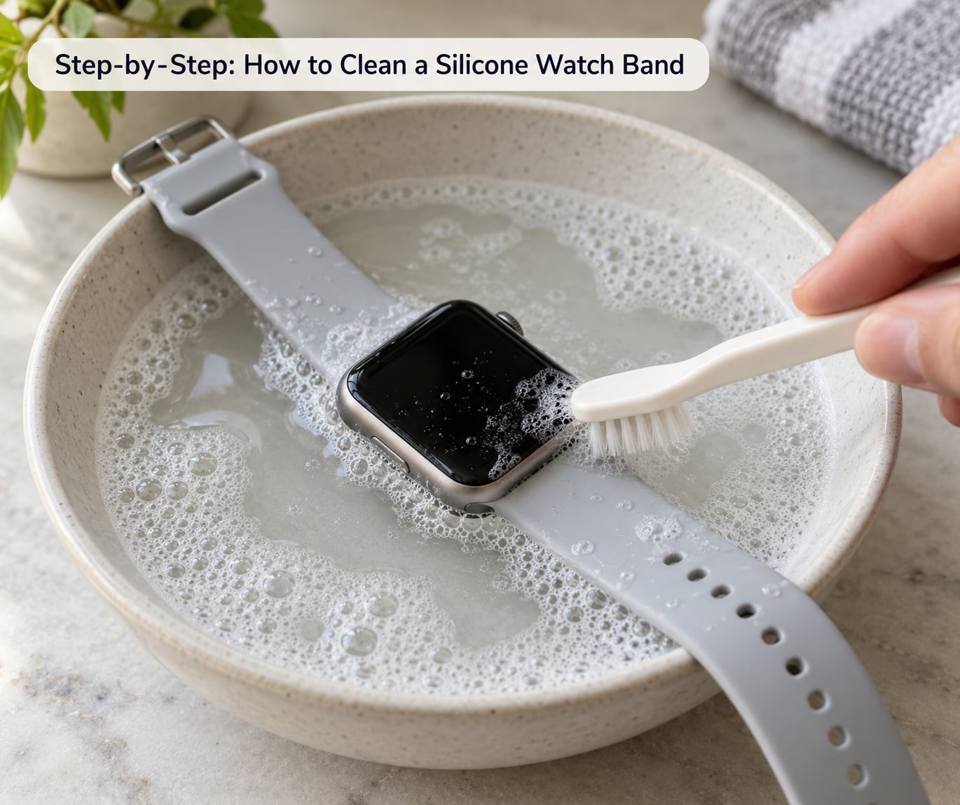 Step-by-Step: How to Clean a Silicone Watch Band
