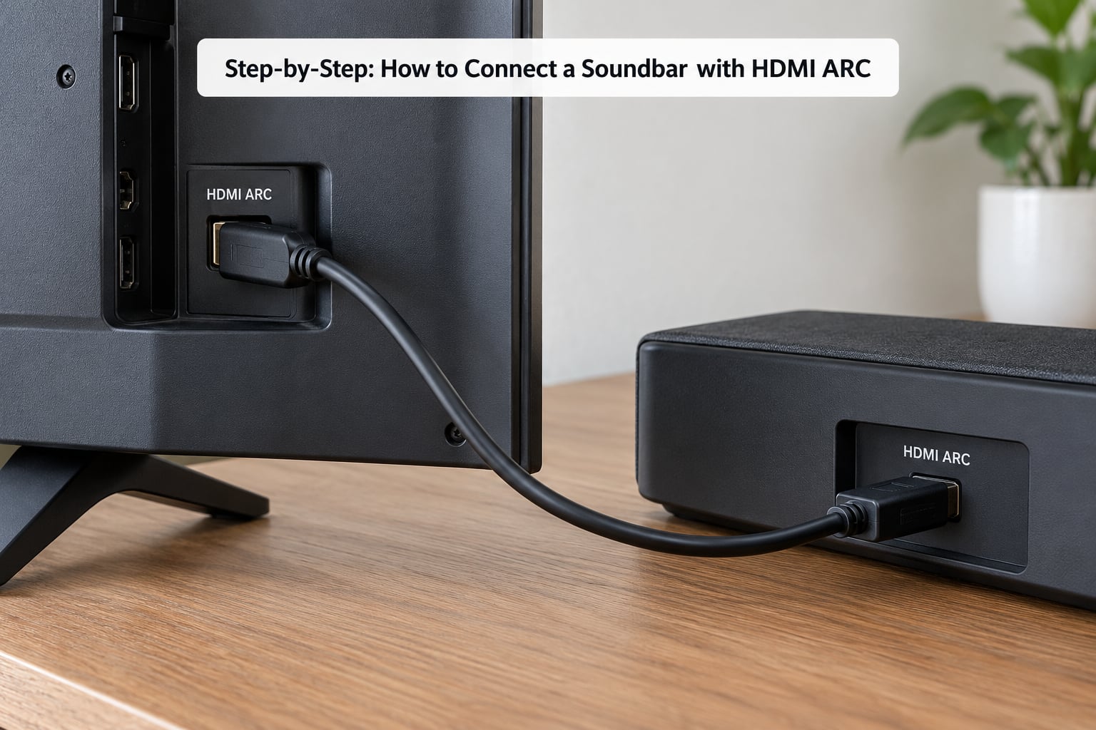 Step-by-Step: How to Connect a Soundbar with HDMI ARC