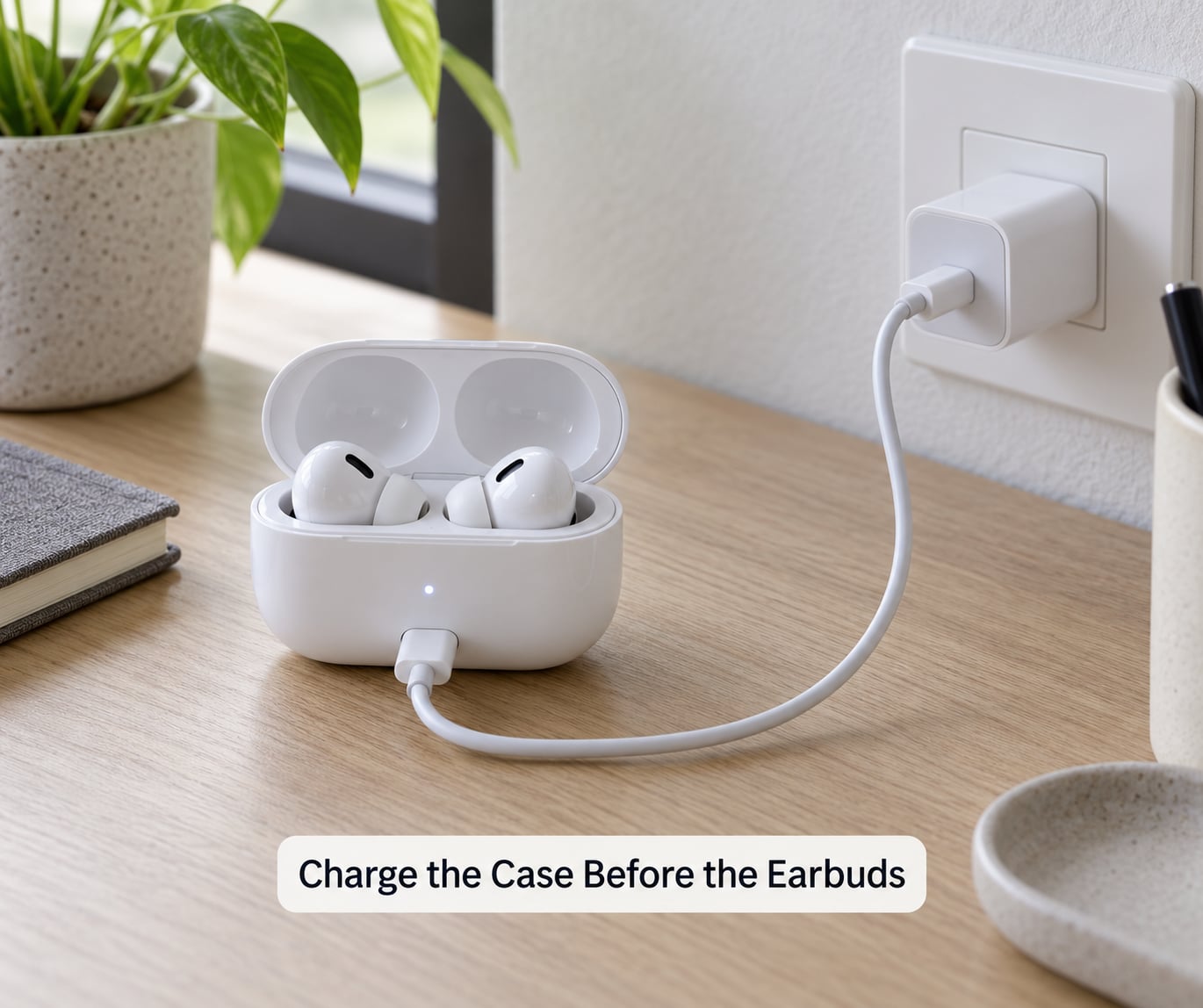 Charge the Case Before the Earbuds