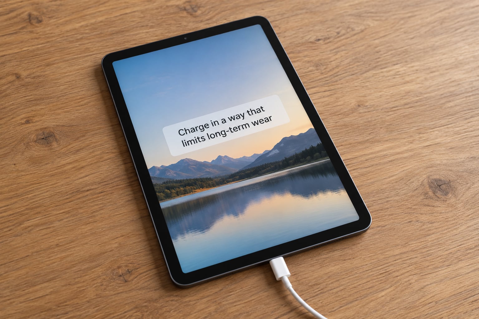 Charge in a way that limits long-term wear