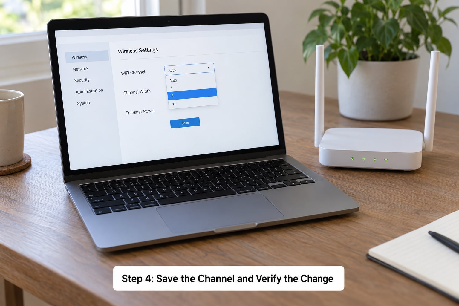Step 4: Save the Channel and Verify the Change