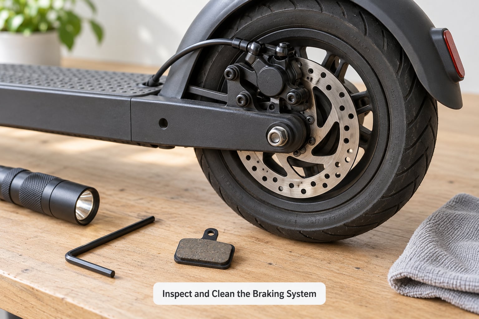Inspect and Clean the Braking System