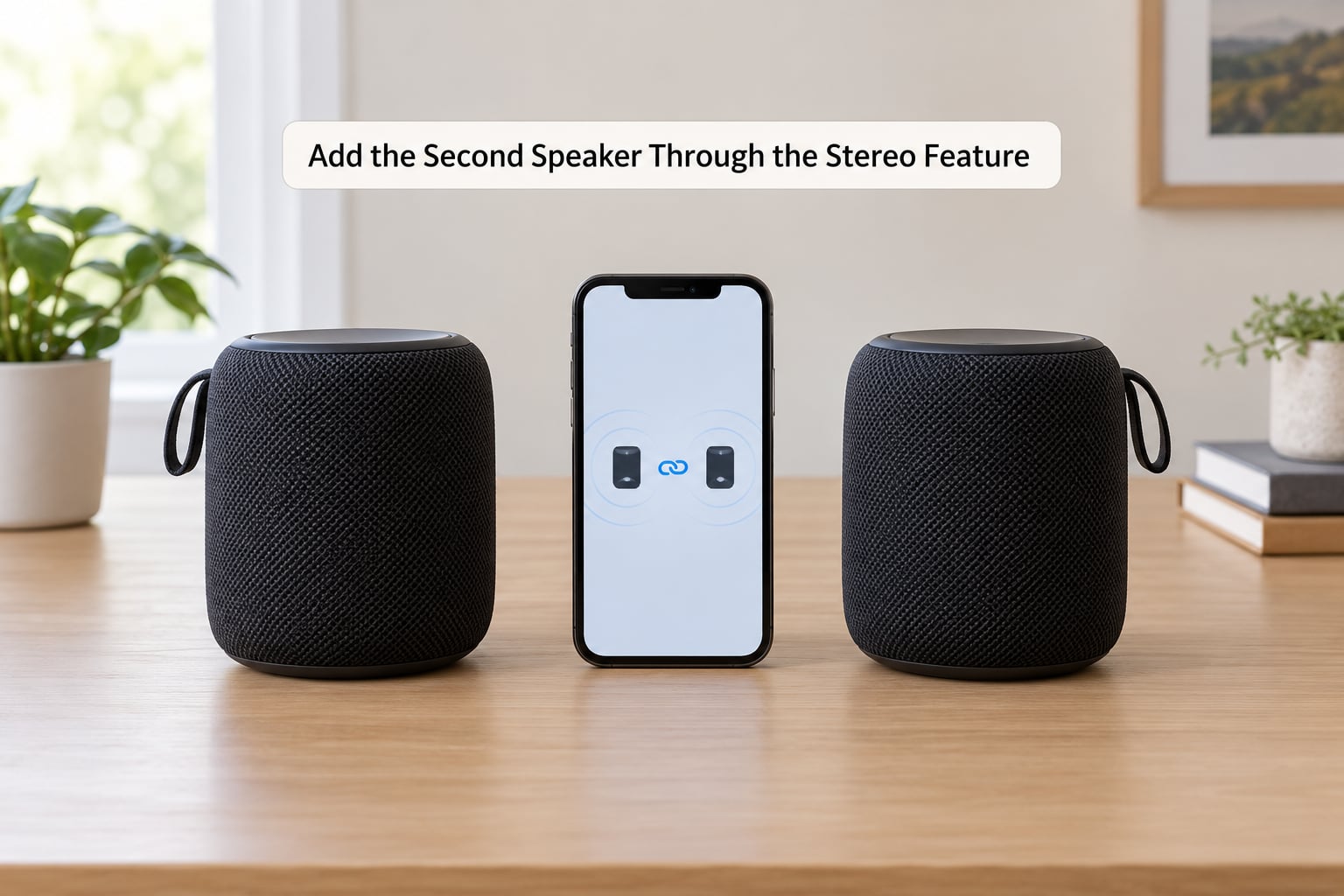 Add the Second Speaker Through the Stereo Feature