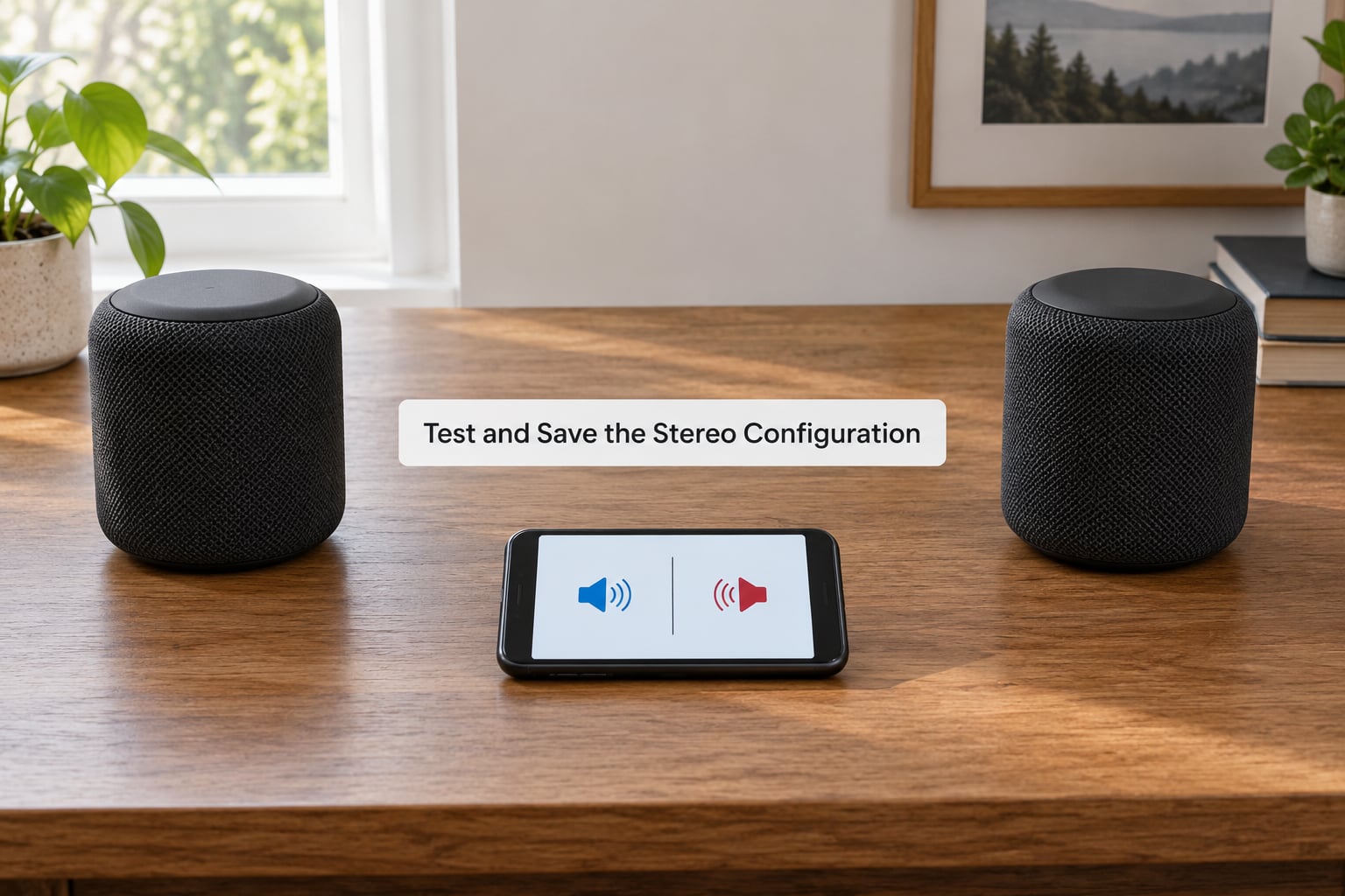 Test and Save the Stereo Configuration