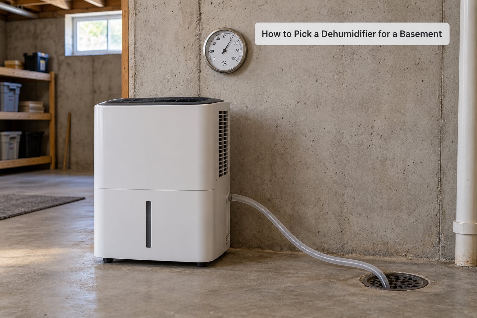 How to Pick a Dehumidifier for a Basement