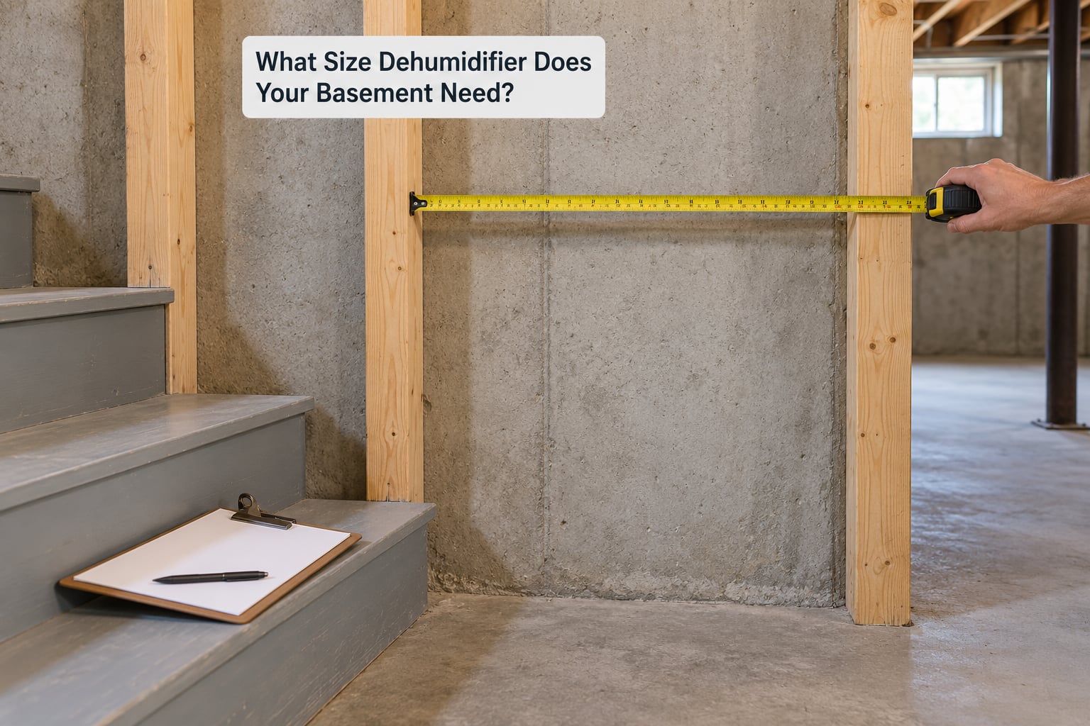What Size Dehumidifier Does Your Basement Need?