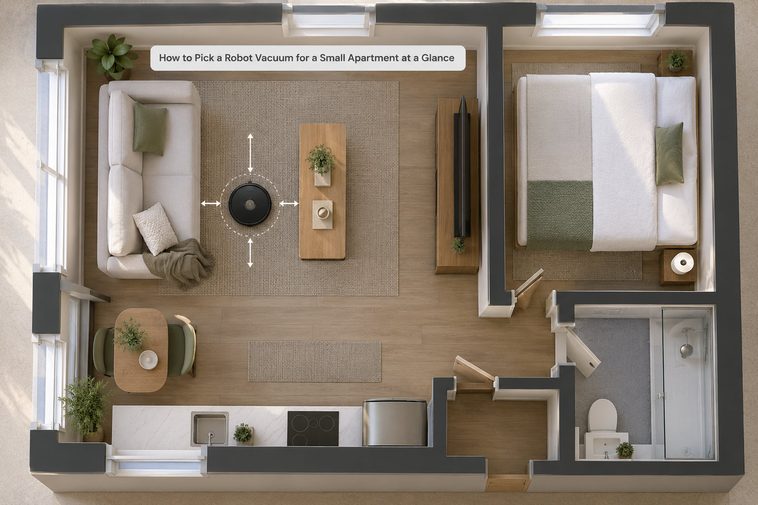 How to Pick a Robot Vacuum for a Small Apartment at a Glance