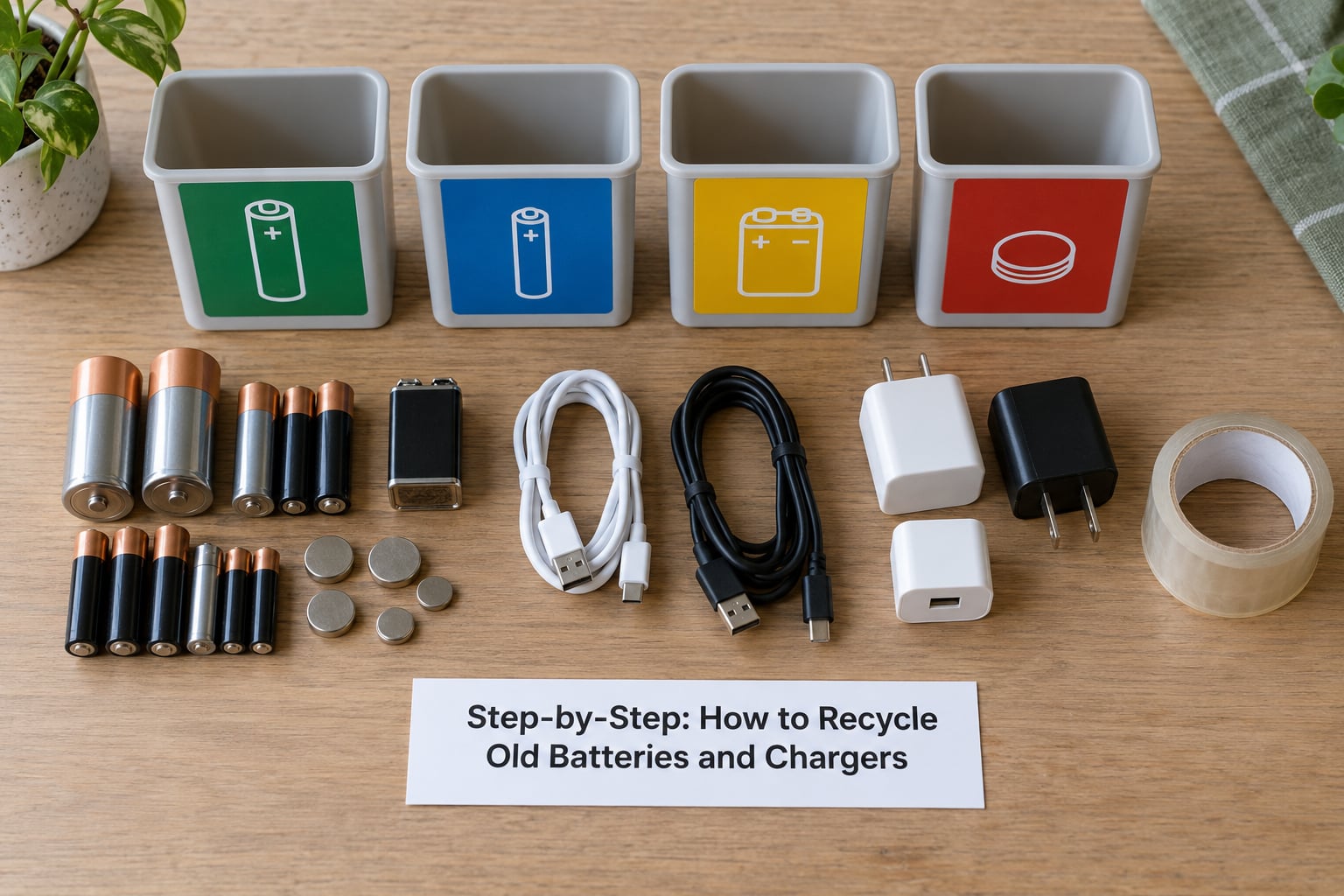 Step-by-Step: How to Recycle Old Batteries and Chargers