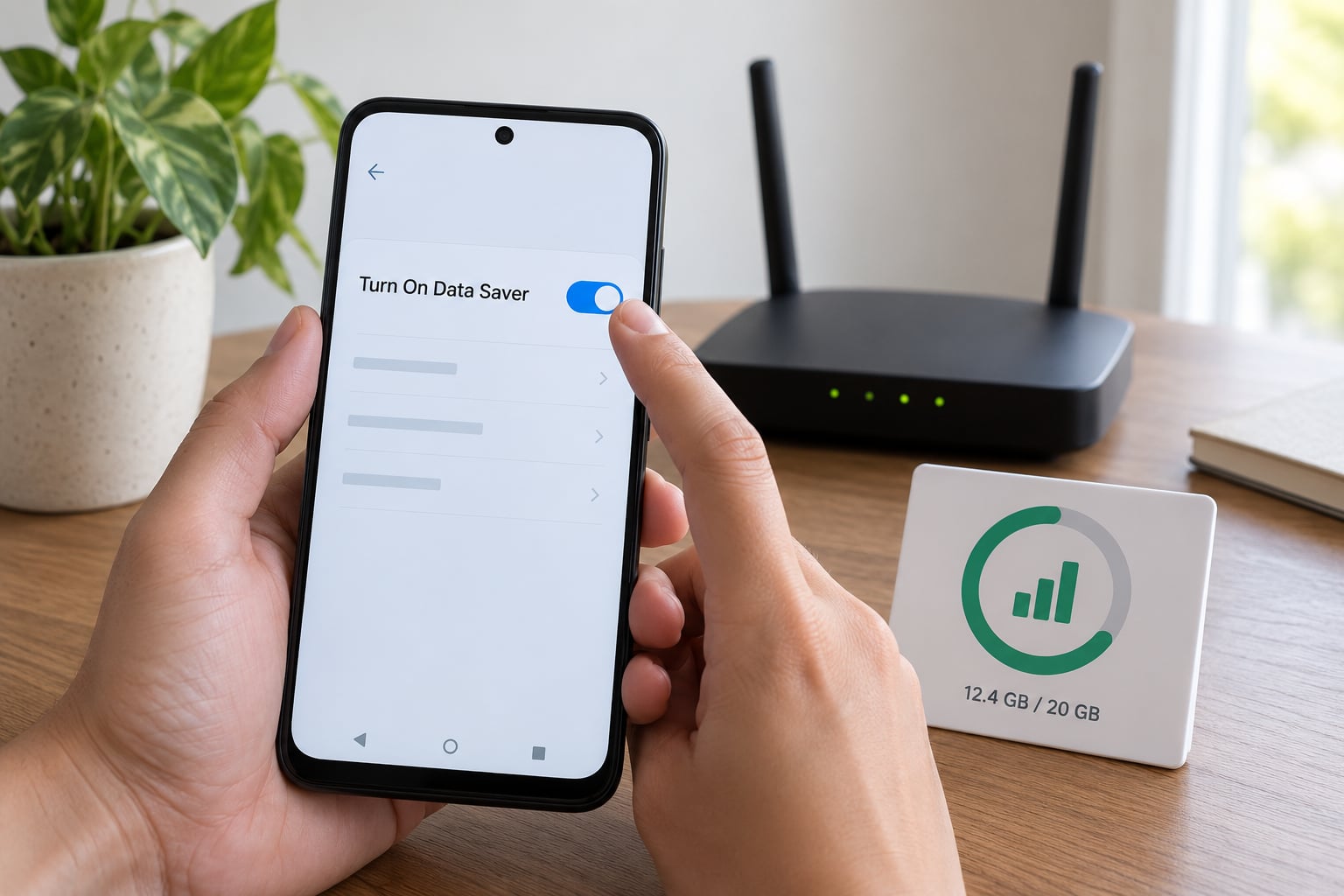 Turn On Data Saver