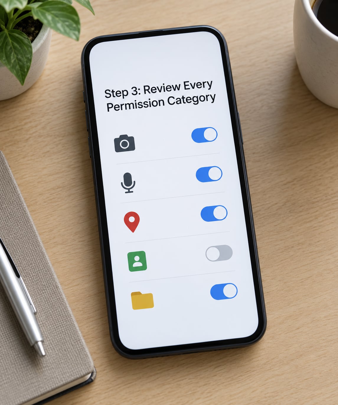 Step 3: Review Every Permission Category