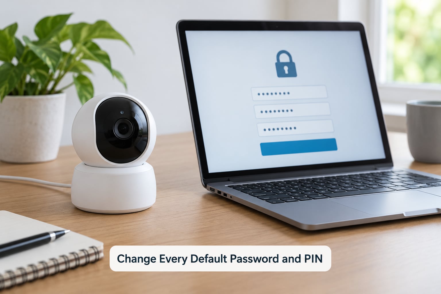 Change Every Default Password and PIN