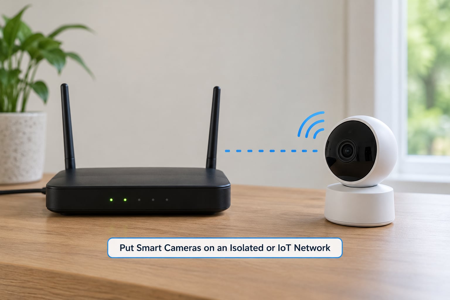 Put Smart Cameras on an Isolated or IoT Network
