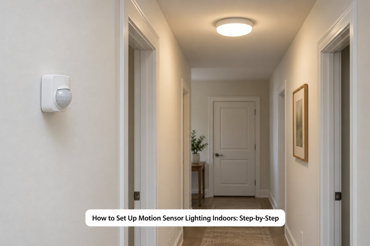 How to Set Up Motion Sensor Lighting Indoors: Step-by-Step
