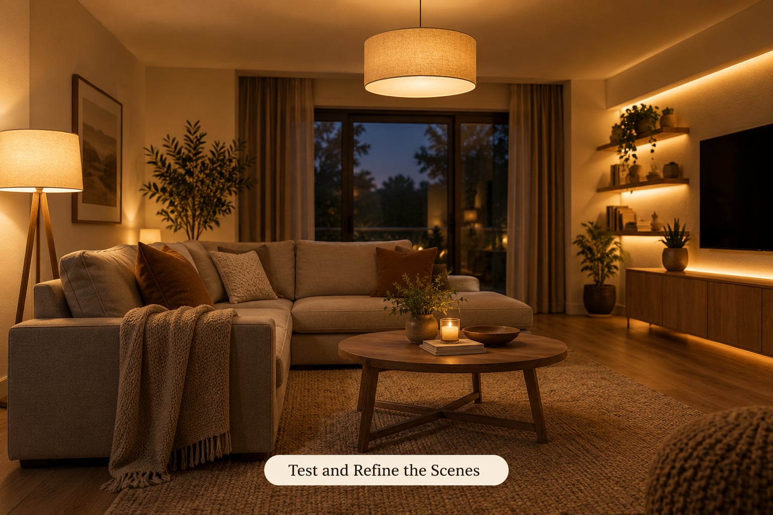 Test and Refine the Scenes