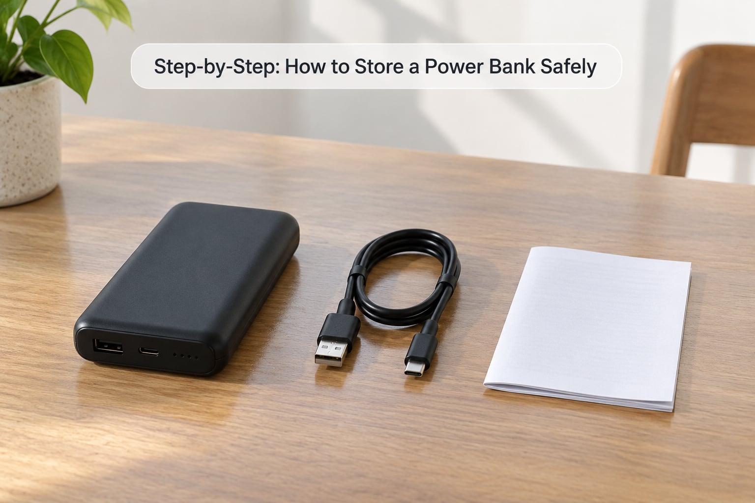 Step-by-Step: How to Store a Power Bank Safely