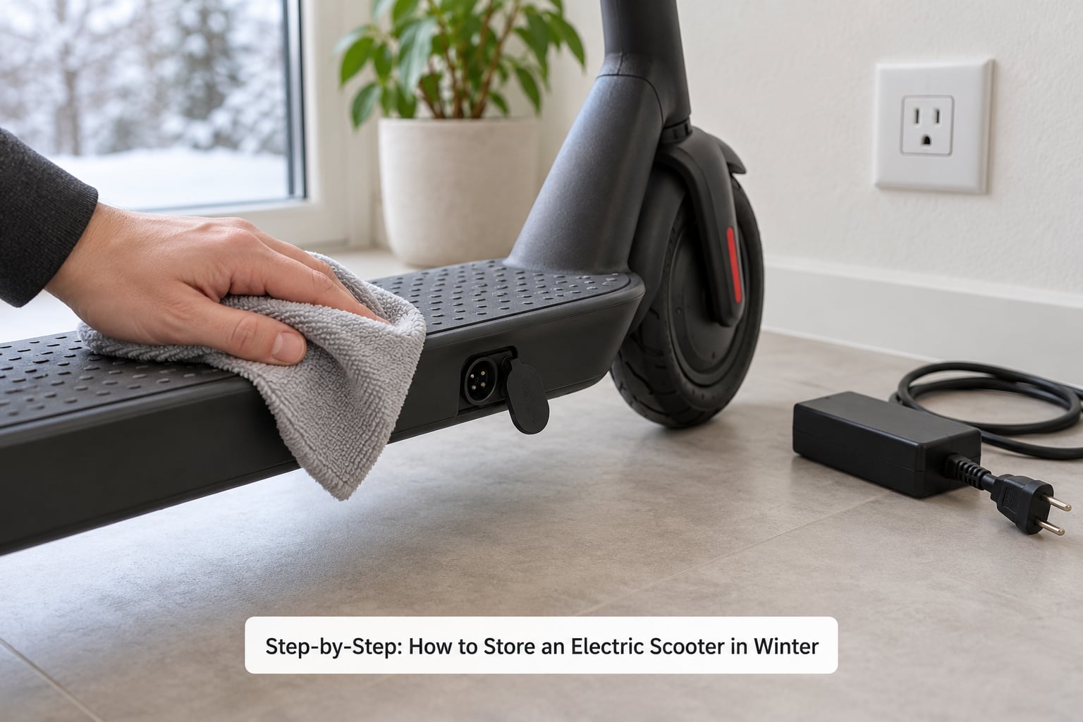 Step-by-Step: How to Store an Electric Scooter in Winter