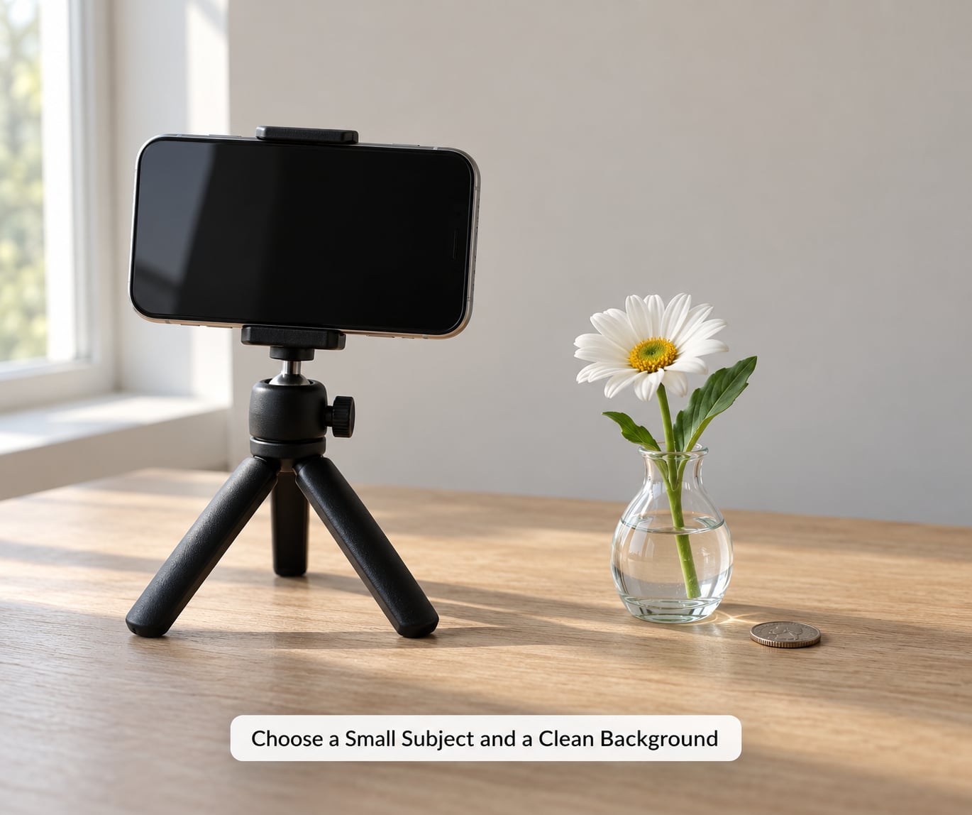 Choose a Small Subject and a Clean Background