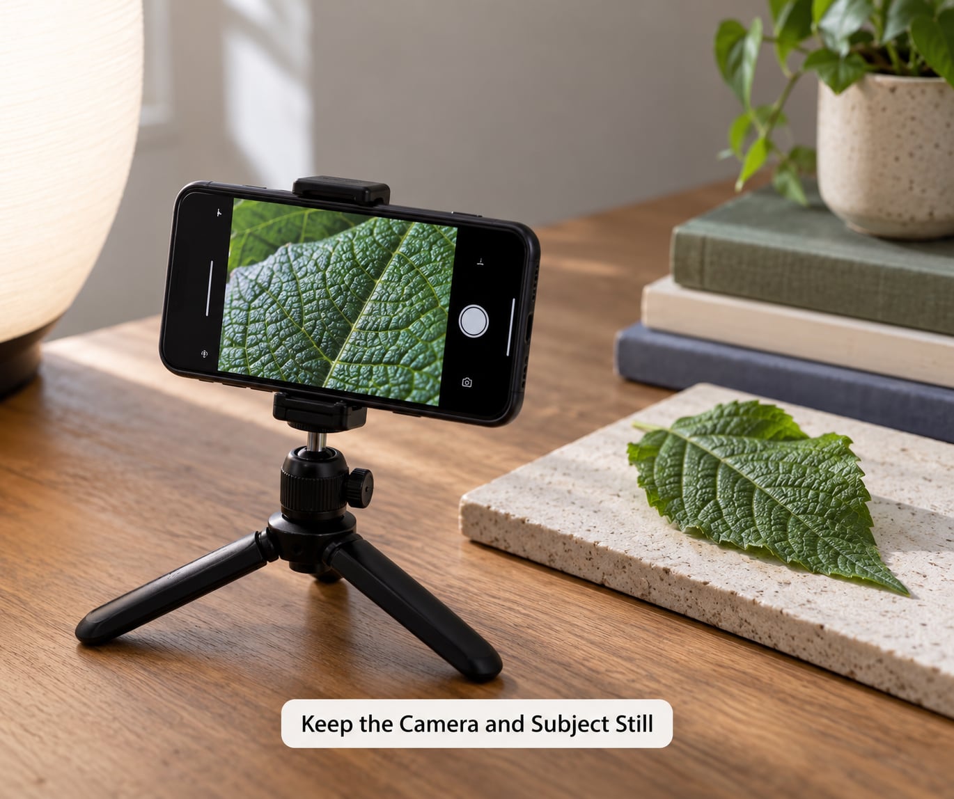 Keep the Camera and Subject Still