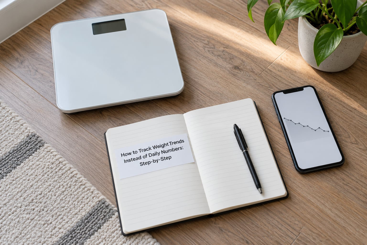 How to Track Weight Trends Instead of Daily Numbers: Step-by-Step