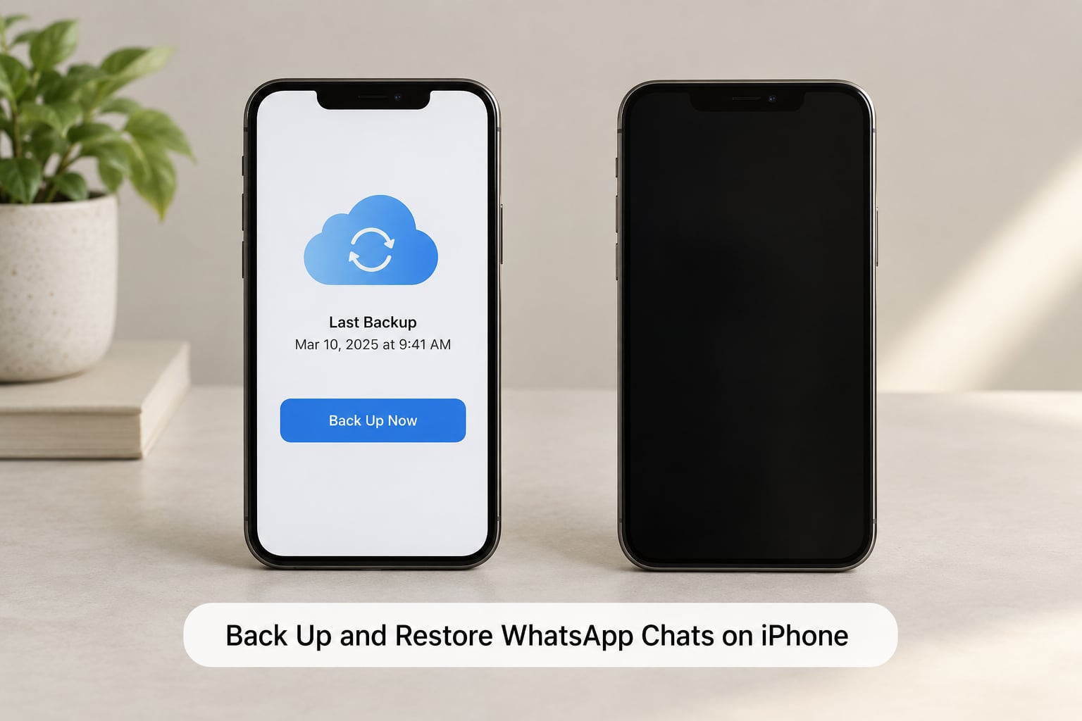 Back Up and Restore WhatsApp Chats on iPhone