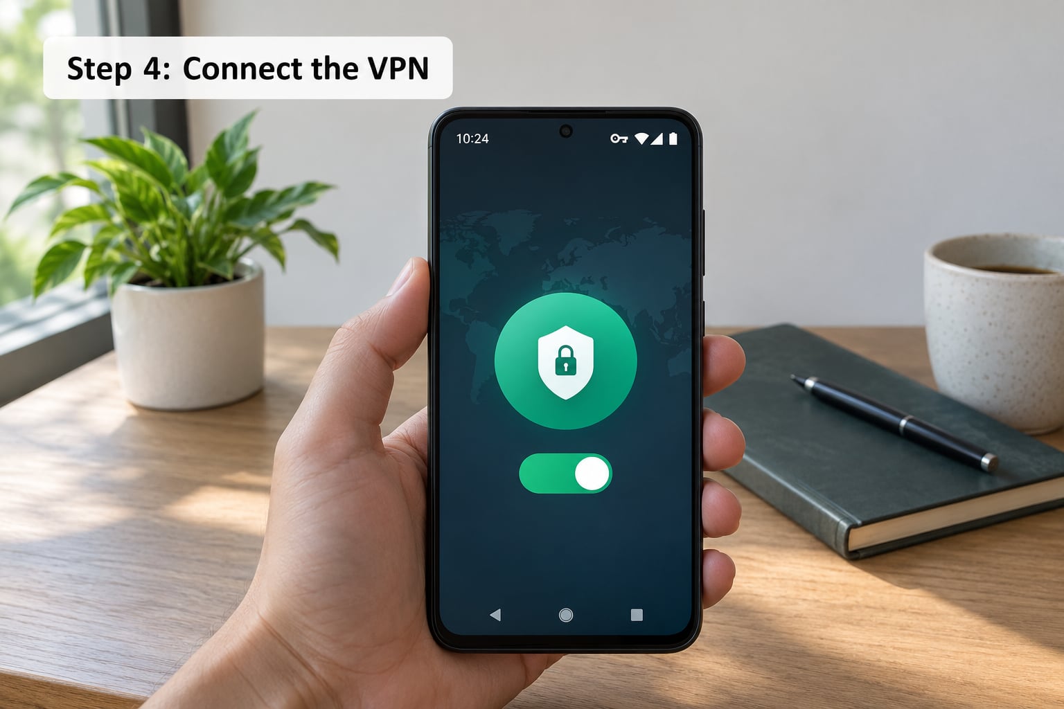 Step 4: Connect the VPN