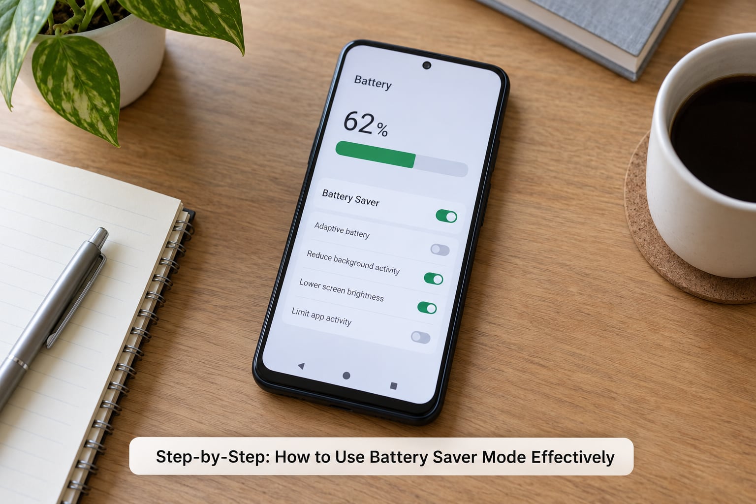 Step-by-Step: How to Use Battery Saver Mode Effectively