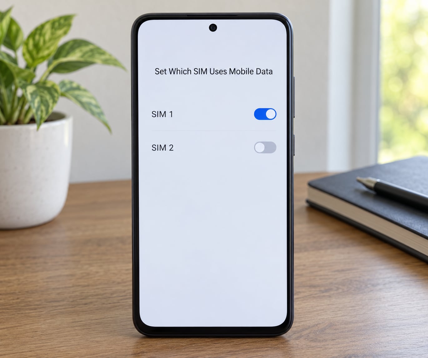 Set Which SIM Uses Mobile Data