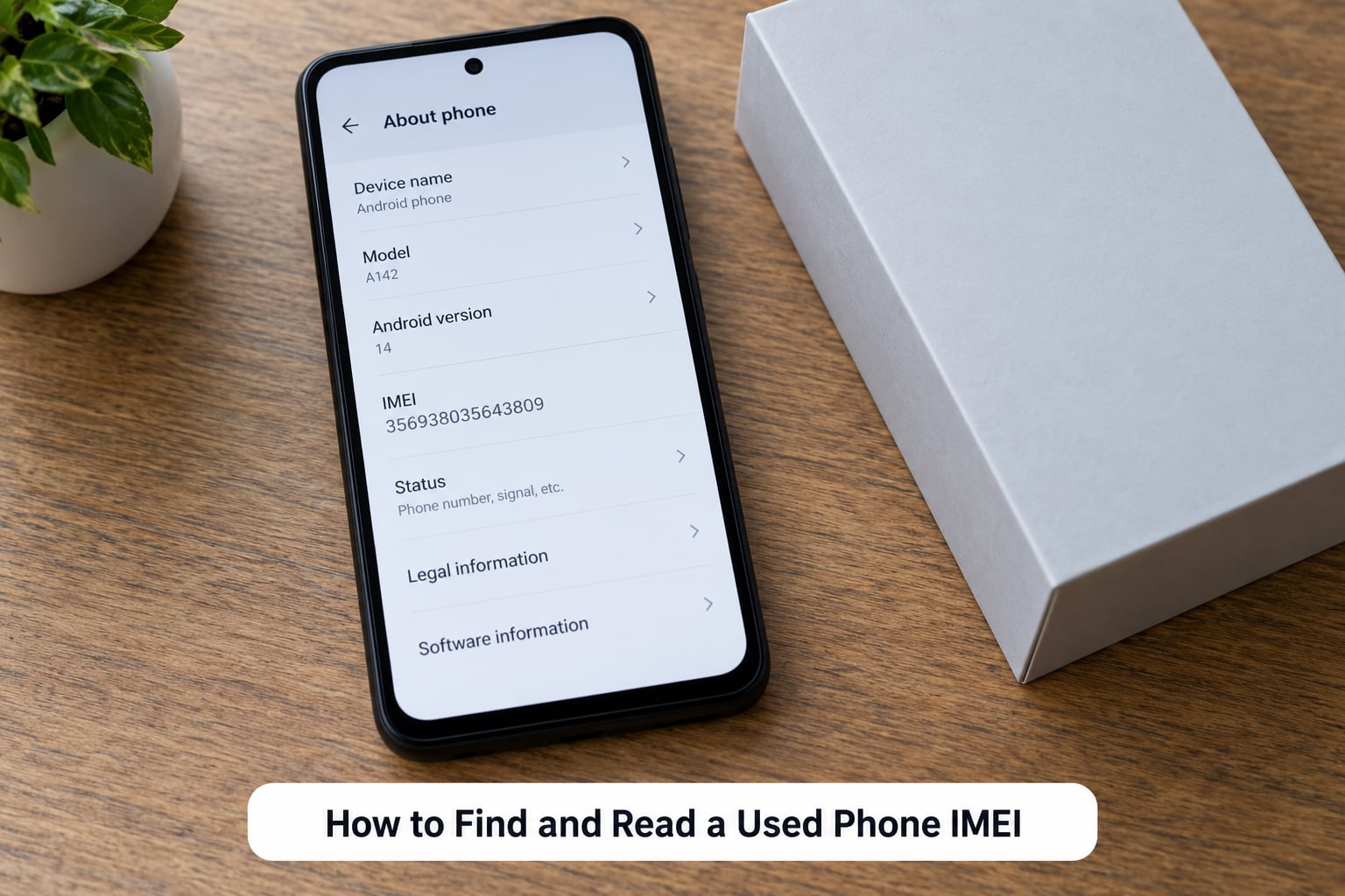 How to Find and Read a Used Phone IMEI