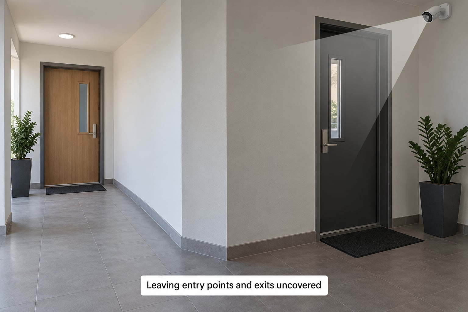 Leaving entry points and exits uncovered