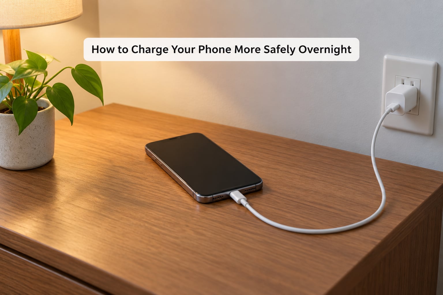 How to Charge Your Phone More Safely Overnight